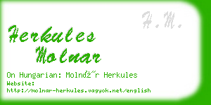 herkules molnar business card